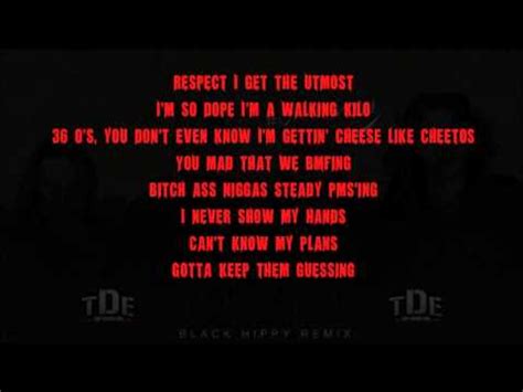 uoeno black hippy lyrics|uoeno kendrick lamar.